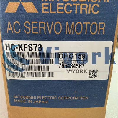 MOTOR SERVO 5.6AMP 103VAC 3000RPM 750W 3AC de la CA de Mitsubishi HC-KFS73