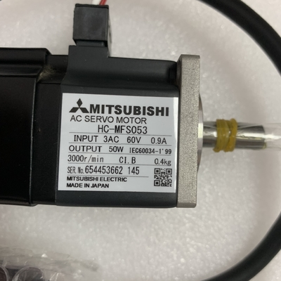 Mitsubishi HC-MFS053 AC Servo Motor 3000RPM 0.9A 60V 50W