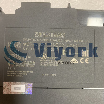 Siemens 6ES7331-7KB02-0AB0 INPUT MODULE ANALOG ISOLATED 2 AI 1 X 20-POLE NEW